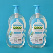مایع شوینده و ضدعفونی کننده شیشه شیر مانا مدل درب پمپی حجم 750 میلی لیتر بسته دو عددی