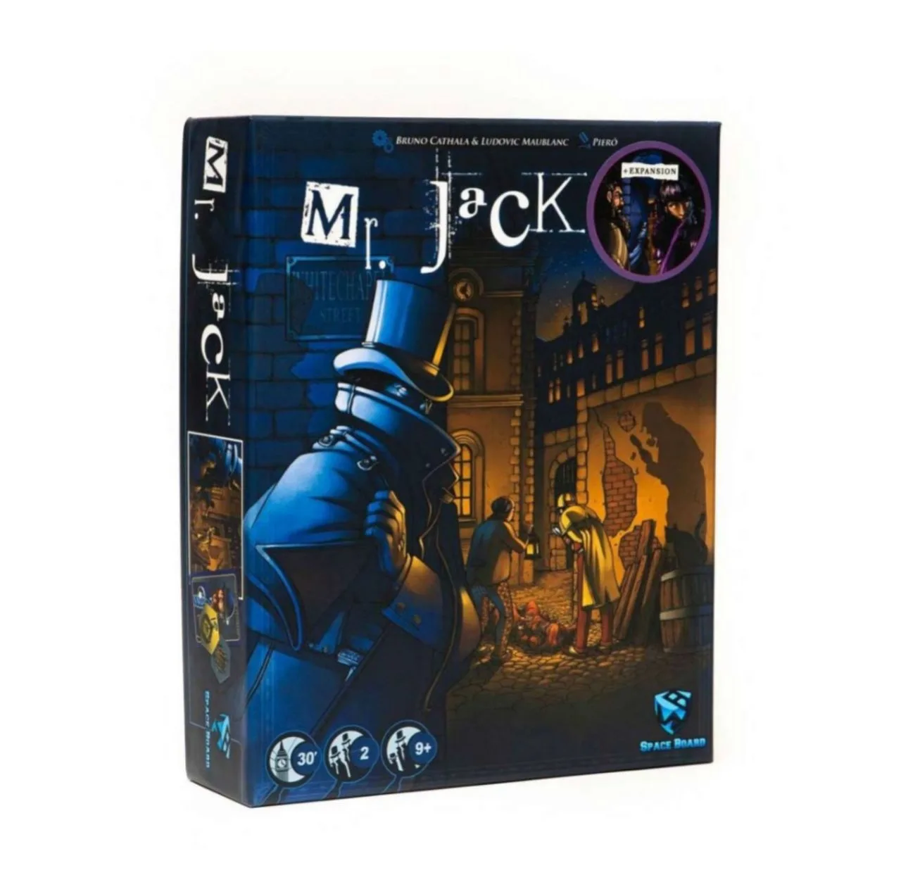 بازی فکری اسپیس برد مدل آقای جک لندن نسخه افزونه Mr. Jack + exp