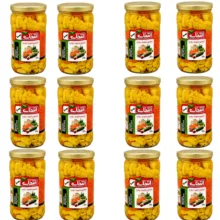 ترشی مخلوط درشت انتخاب - 640 گرم بسته 12 عددی