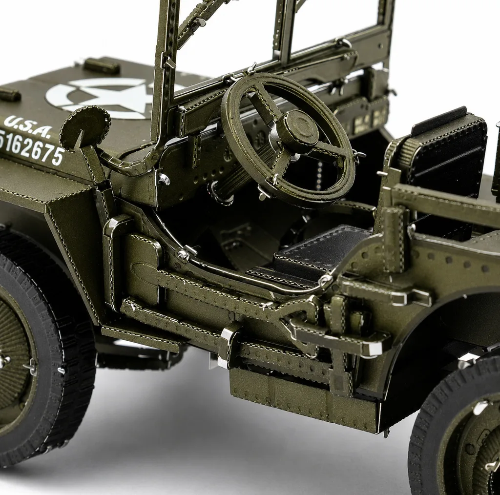 ساختنی 369 تکه پیسکول مدل Willys MB