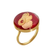 انگشتر زنانه دانژه طرح فروردین کد ZA6G1800001