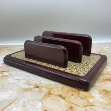 ست لوازم اداری رومیزی طرح خاتم مدل GK مجموعه 9 عددی