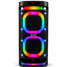 اسپیکر بلوتوثی قابل حمل برودو مدل KARAOKE BOX Dual 8inch