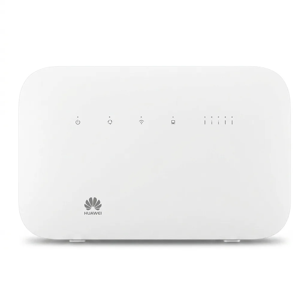 مودم روتر 4G خانگی هوآوی مدل B612 با پشتیبانی از LTE Cat 6 و فناوری نسل 4.5، قابلیت اتصال همزمان تا 32 کاربر، پشتیبانی از پیامک، ایجاد 4 شبکه بی‌سیم مستقل و فایروال IP/Mac filter