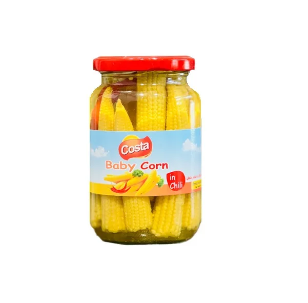 بیبی کورن فلفلی کاستا - 560 گرم