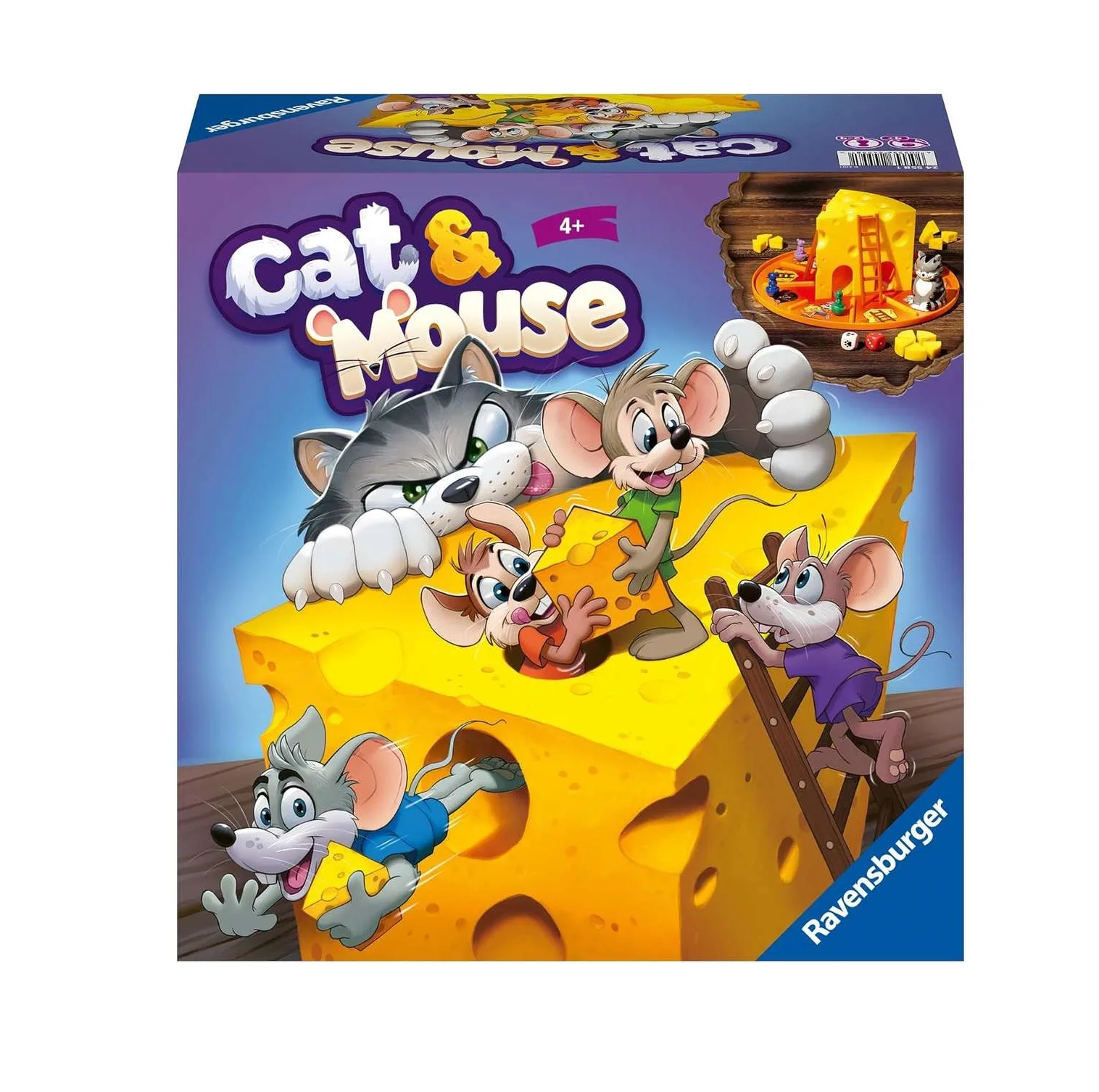بازی فکری راونزبرگر مدل Cat And Mouse کد 24558 مناسب برای 4 سال به بالا