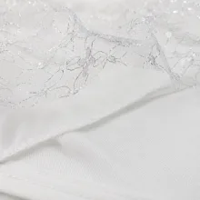 پیراهن زیر دکمه ای نوزادی مدل توری عروس 115000137