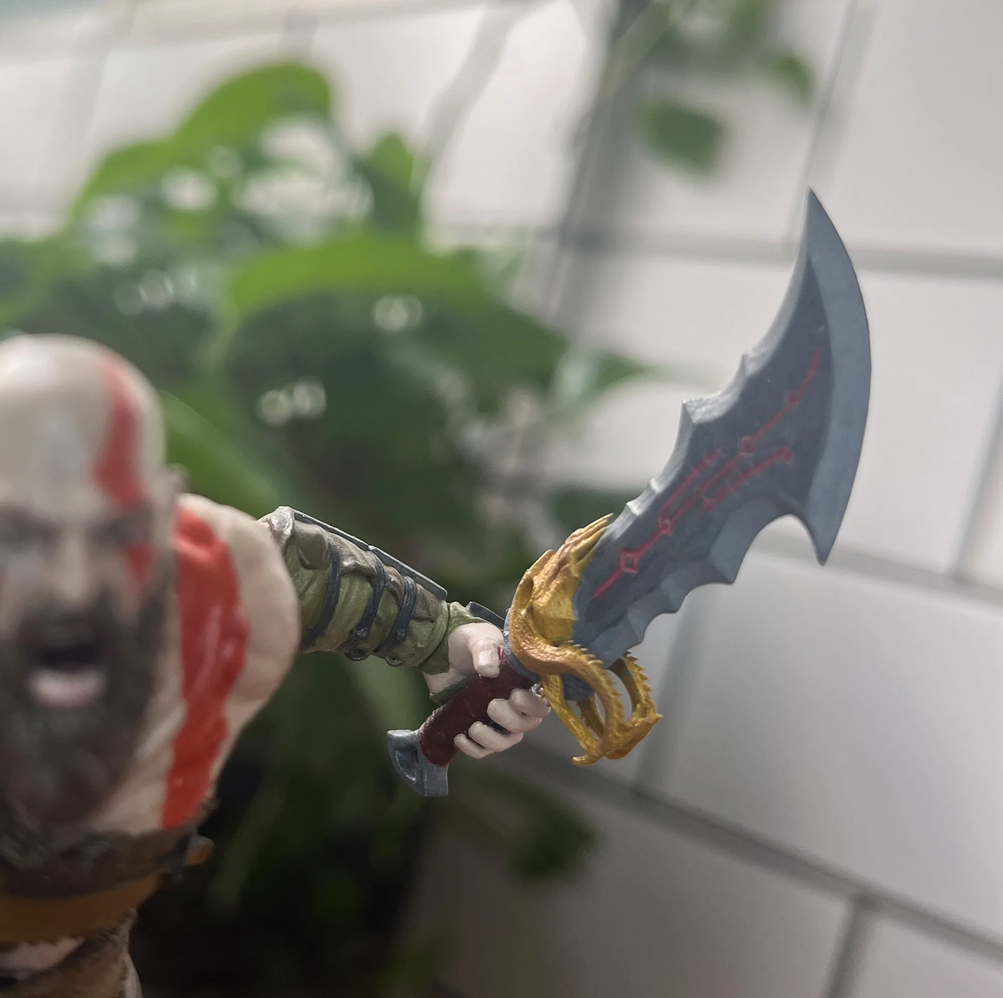 فیگور کراتوس مدل God of War طرح Battle Ready ارتفاع ۱۸ سانتیمتر