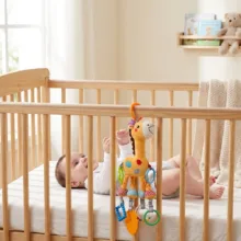 آویز تخت کودک توماما کیدز مدل TM-275 طرح زرافه
