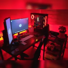 ریسه ال ای دی مدل  شلنگی RGB طول 10 متر به همراه ریموت