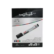 ماژیک وایت برد کیان مدل صفا بسته 12 عددی