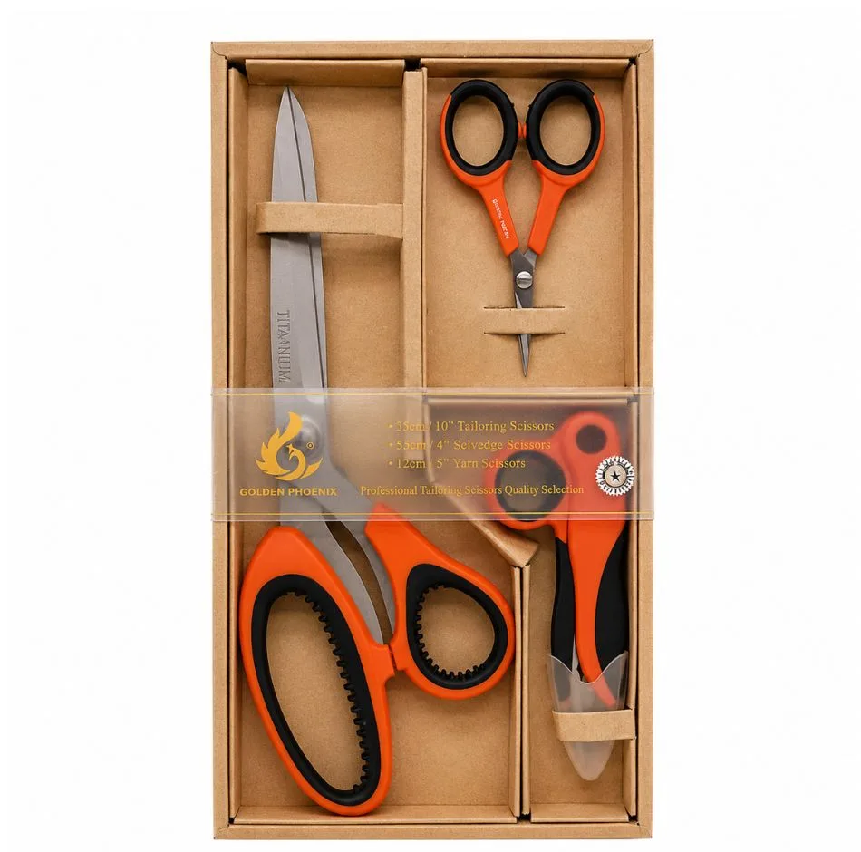 قیچی خیاطی گلدن فونیکس مدل GPT-6100 بسته 3 عددی