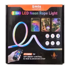 ریسه نئون فلکسی مدل RGB-IC طول 5 متر