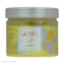 اسکراب شکری لایه بردار پوست ژبن پلاس مدل Lemon وزن 450 گرم