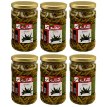 ترشی فلفل انتخاب - 620 گرم بسته 6 عددی