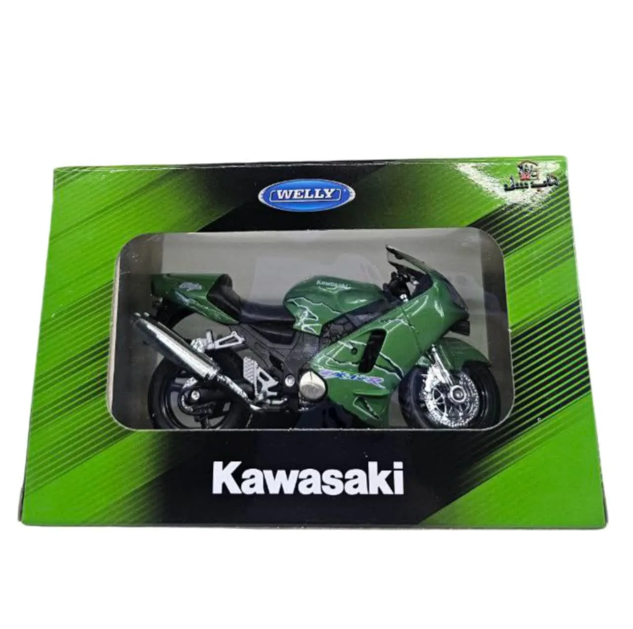 موتور بازی ناب سل مدل کاوازاکی فلزی ولی مدل KAWASAKI NINJA ZX-12R WELLY