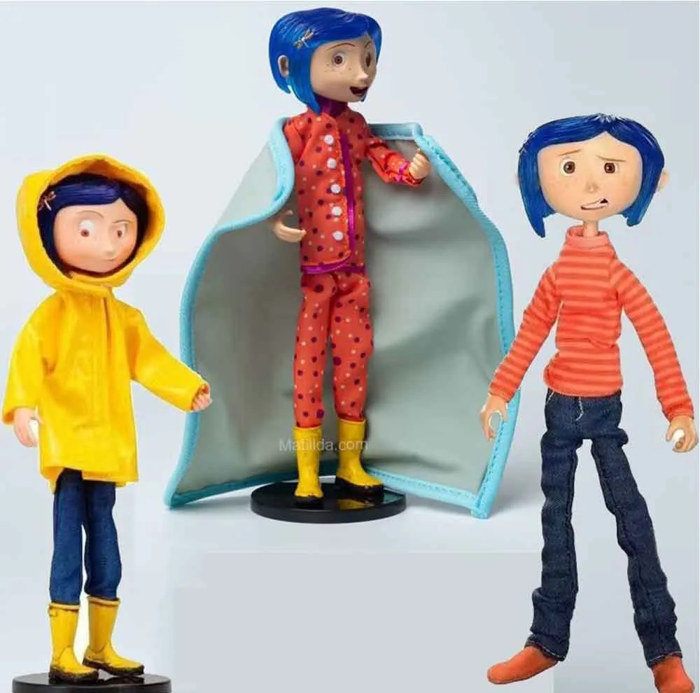 اکشن فیگور مدل کورالین از فیلم Coraline ارتفاع 16 سانتی‌متر