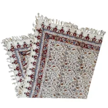 رومیزی قلمکار ممتاز طرح بته سنتی کد 2020