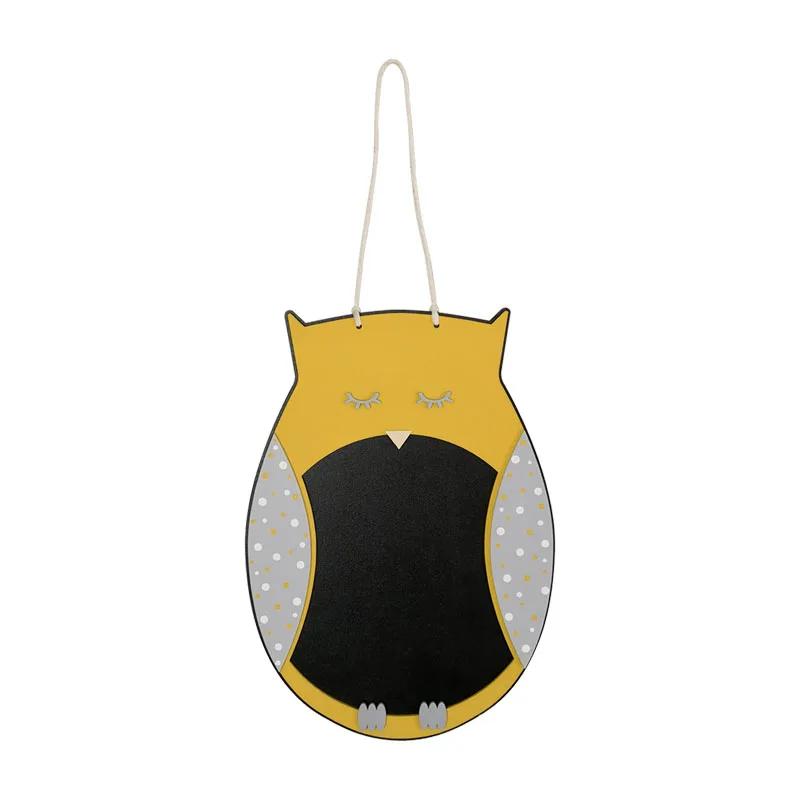 تخته سیاه طرح جغد مدل MKids50B سایز 28×40 سانتی متر
