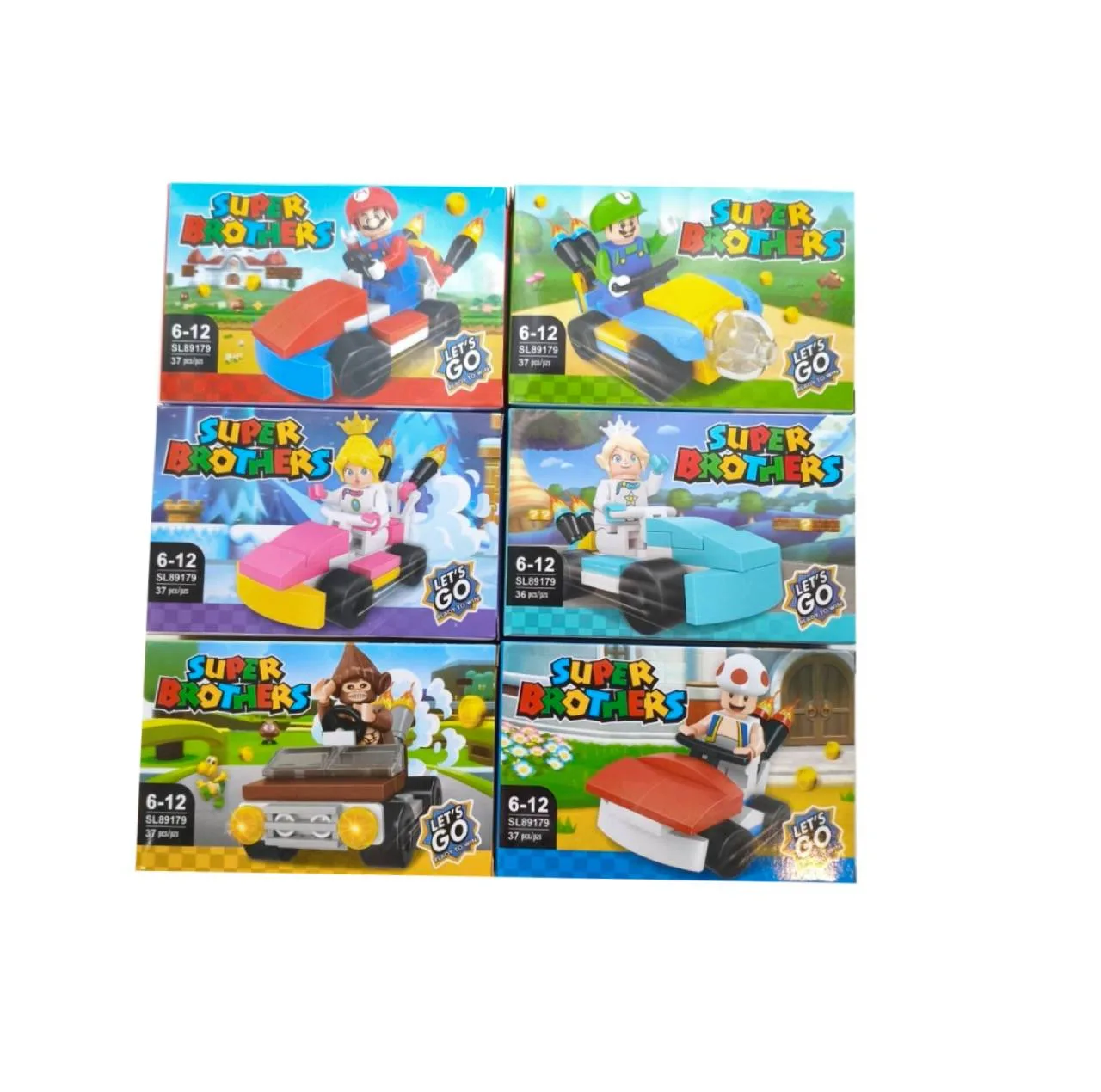 ساختنی 221 تکه مدل SUPER BROTHERS کد SL89719A مجموعه 6 عددی