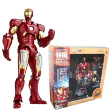 اکشن فیگور کایودو طرح مرد آهنی مدل آیرون من سری iron man مارک 7 ارتفاع 15.5 سانتی‌متر