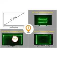 ریسه ال ای دی مدل one star Tv RGB طول 2.8 متر