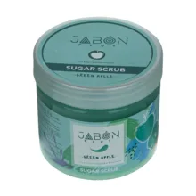 اسکراب شکری لایه بردار پوست ژبن پلاس مدل Green Apple وزن 450 گرم
