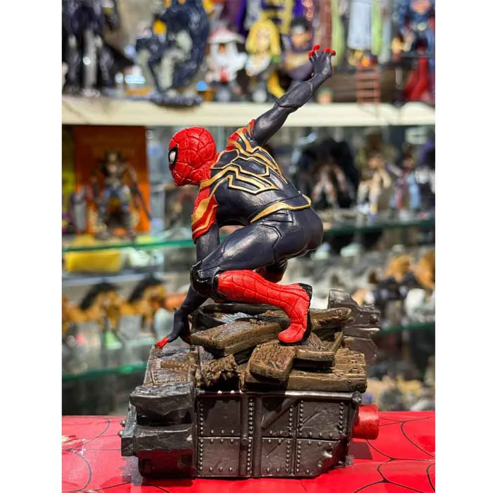 فیگور مدل اسپایدرمن طرح آیرون اسپایدر سری Battle Diorama ارتفاع 18 سانتیمتر