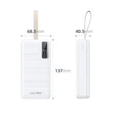 پاوربانک 22.5 وات ریمکس مدل RPP-506 ظرفیت 30000 میلی‌آمپرساعت