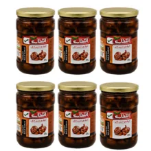 ترشی سیر گل انتخاب - 640 گرم بسته 6 عددی