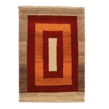 گبه دستباف یک متری طرح مدرن کد 4040430