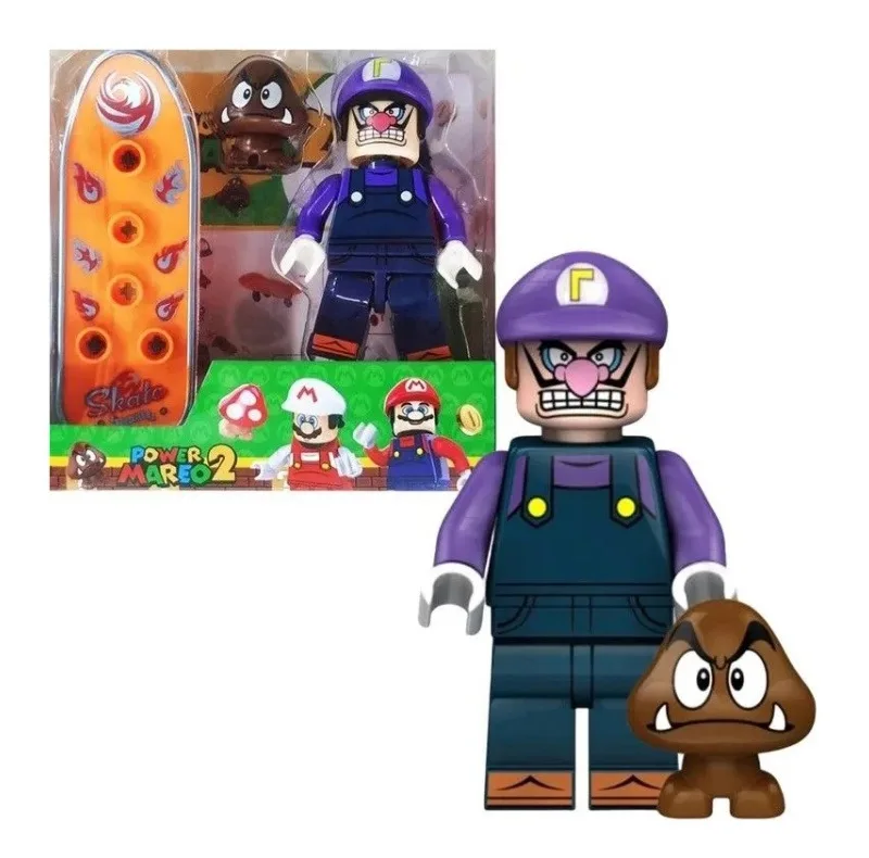 اکشن فیگور طرح ماریو مدل mario 32-23 ارتفاع 8 سانتیمتر مجموعه 6 عددی