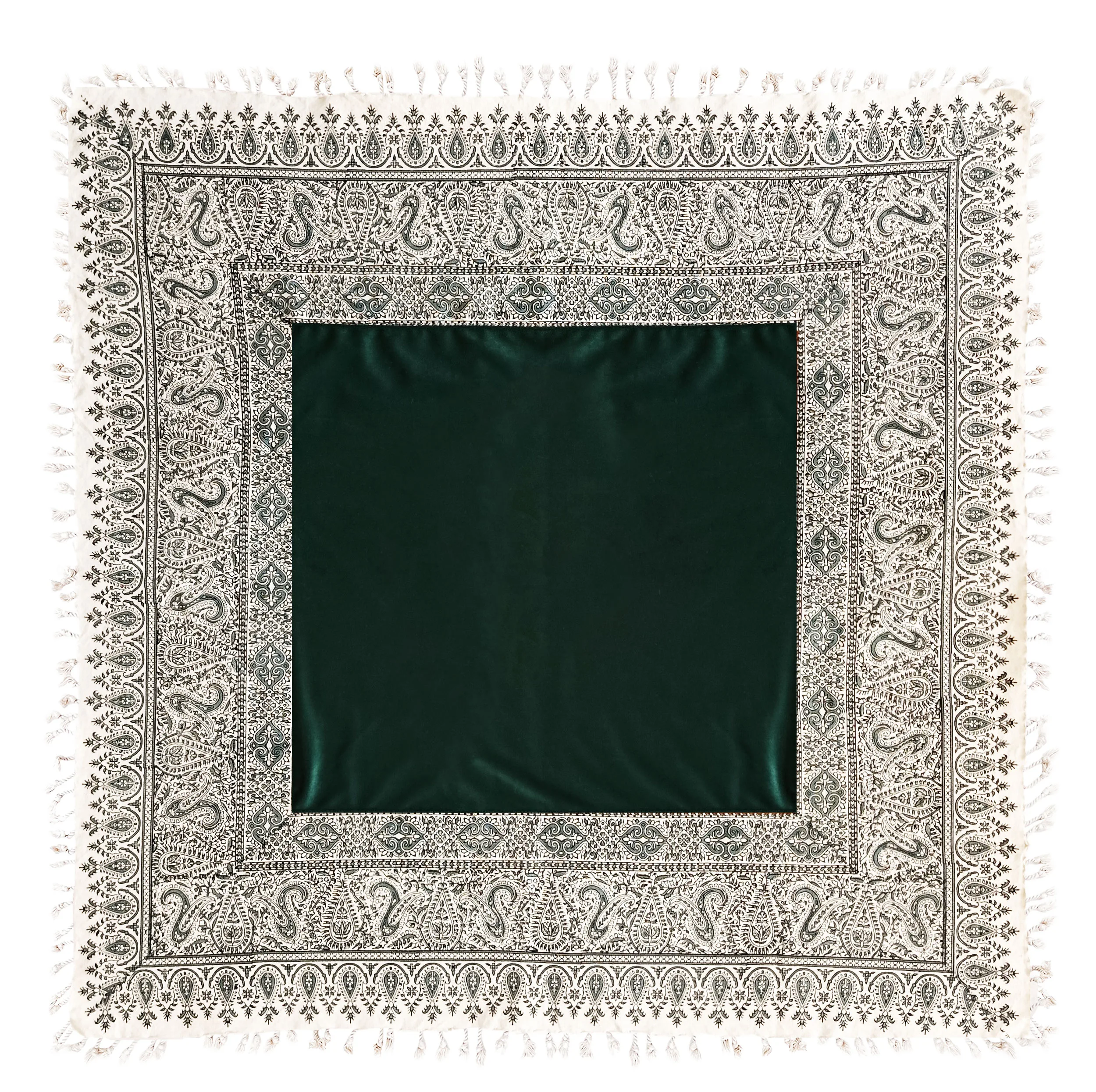 رومیزی مخمل مدل قلمکار سنتی