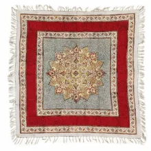 رومیزی قلمکار مدل ترنج T100