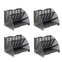 نگهدارنده کتاب سناپلاستیک مدل سه خانه بسته 4 عددی