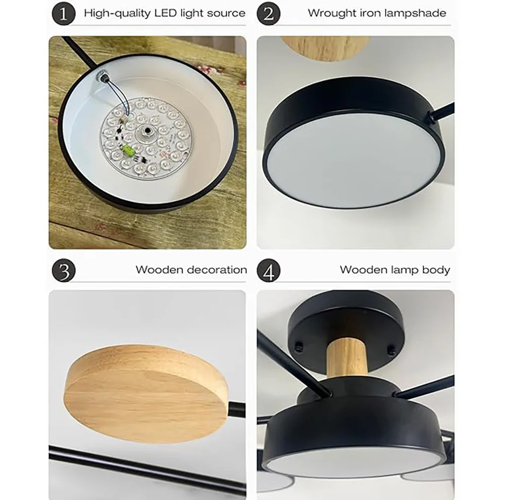 لوستر سقفی ام کی ای لایتینگ مدل GEO-7