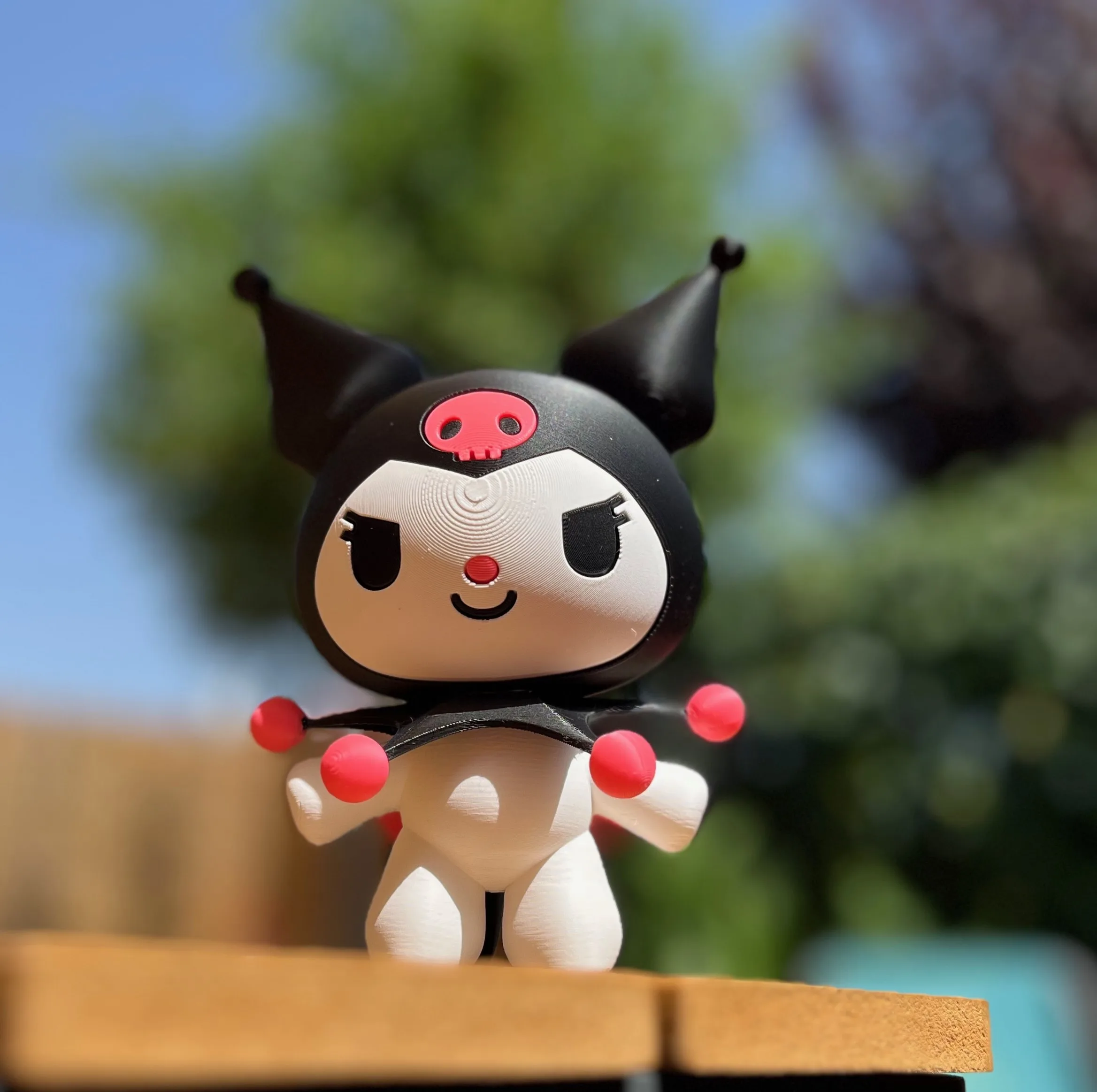 فیگور مدل Kuromi ارتفاع 15 سانتیمتر