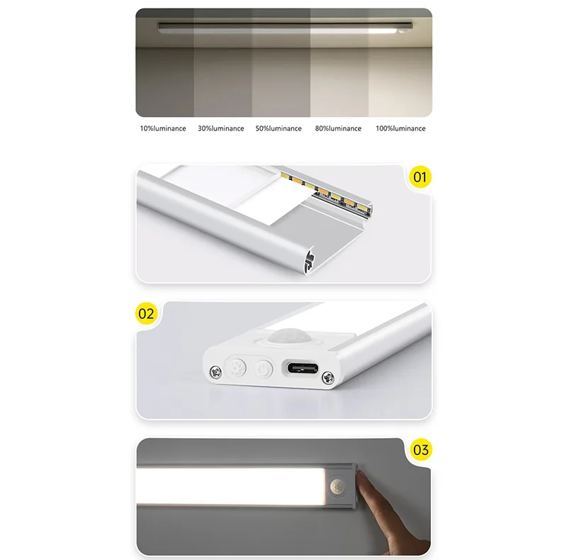 چراغ ال ای دی مدل زیر کابینتی 300MM کد L1005