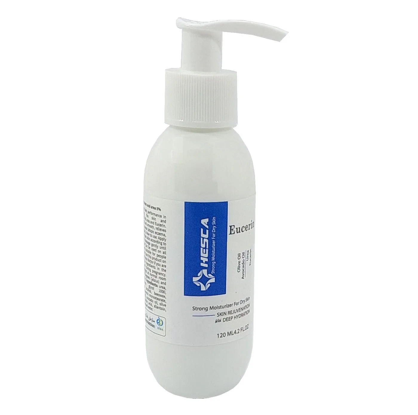 کرم آبرسان دست و بدن هسکا مدل %Eucerin10 مناسب برای انواع پوست حجم 120 میلی‌لیتر