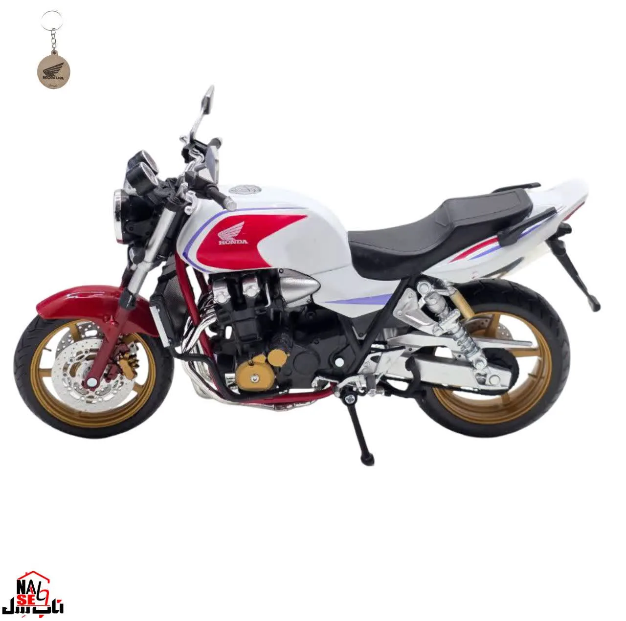 ماکت موتور ناب سل مدل هوندا سی بی HONDA CB1300SF AUTOMAXX به همراه جاسوییچی NAAB003