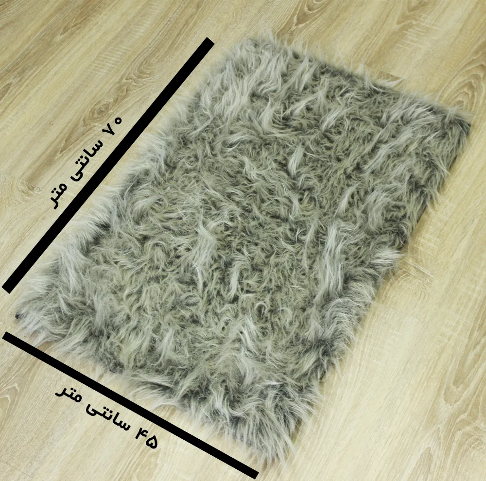 پادری شاران هوم طرح خز مدل اسفنج دار سایز 70×45 سانتی متر