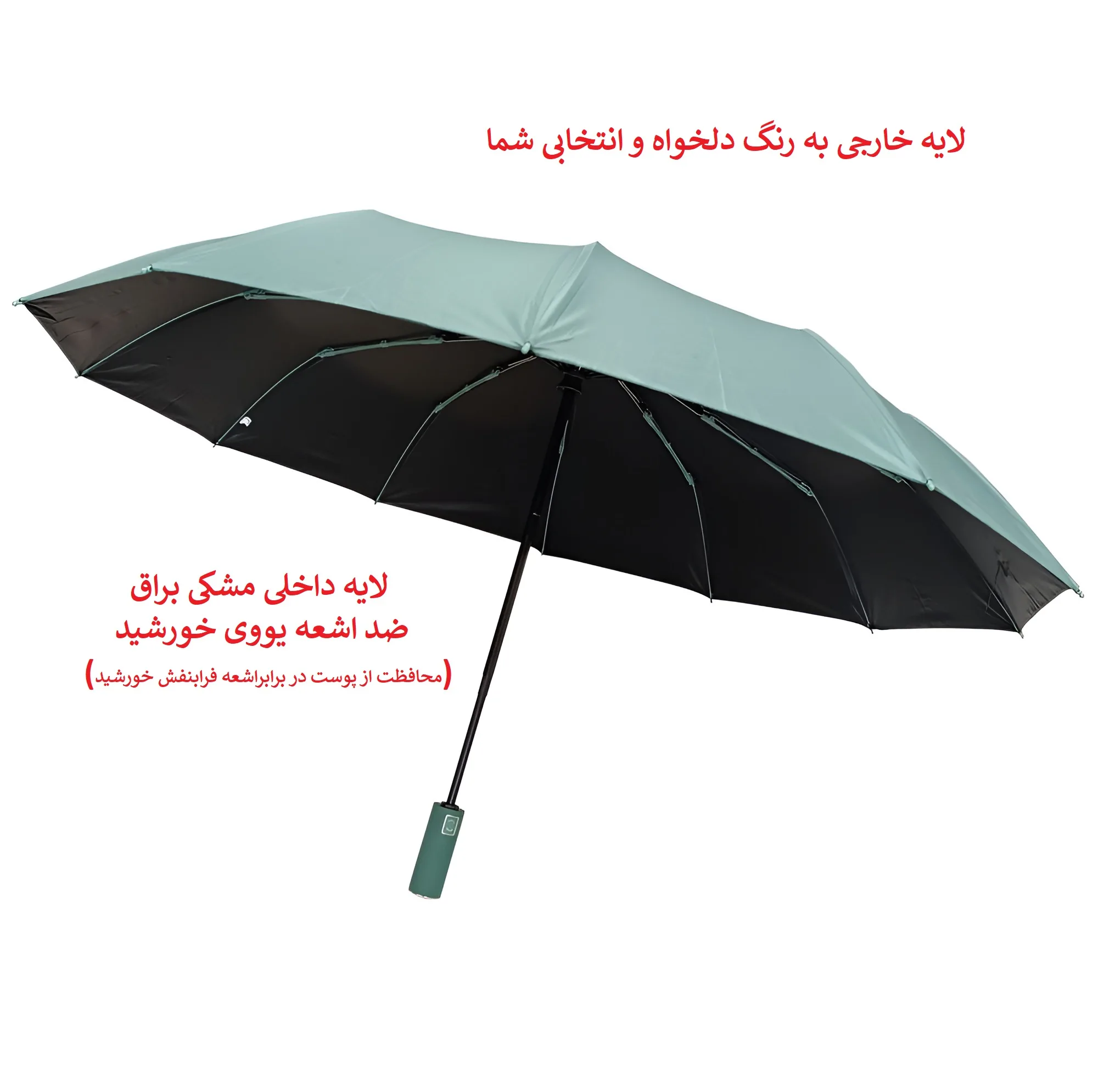 چتر 12 پره مدل سینک دوبل وان قطر 116 سانتیمتر