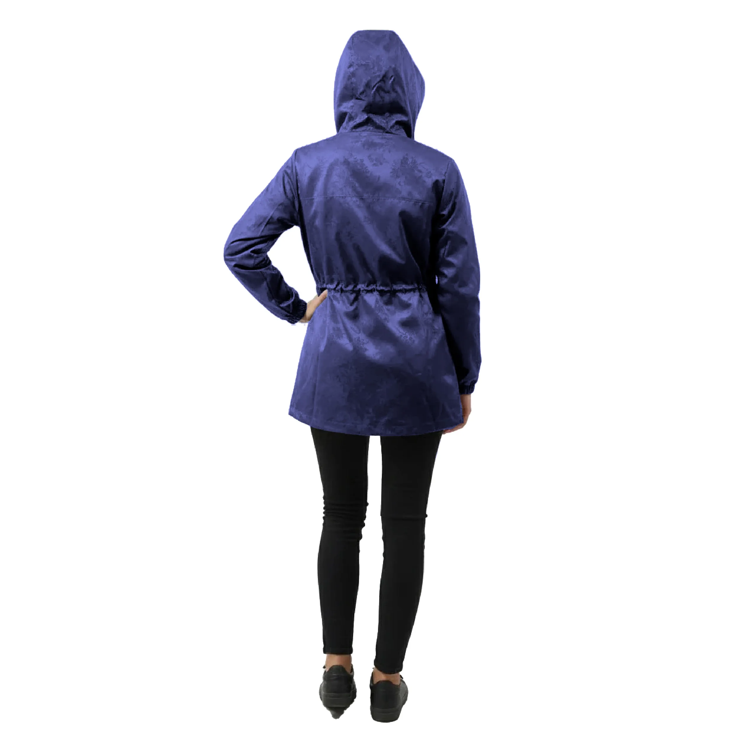 سویشرت بادگیر زنانه کلاهدار طرح گل دار مدل MDGK02