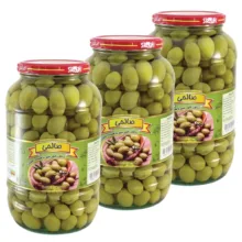 زیتون شور سبز هسته دار صالحی – 1300 گرم مجموعه 3 عددی