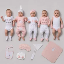 ست 19 تکه لباس نوزادی آمورا مدل Baby Bunny