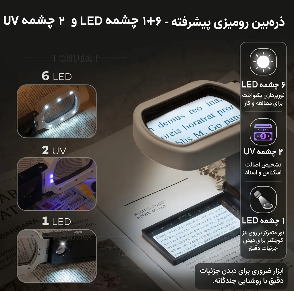 ذره بین مدل TH-7018-FX