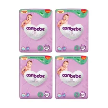 پوشک چسبی بچه جان به به مدل DRY ALL NIGHT سایز 2 چهار بسته 68 عددی