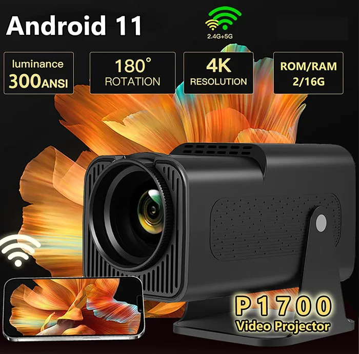 ویدئو پروژکتور مدل P1700 با وضوح تصویر 4K