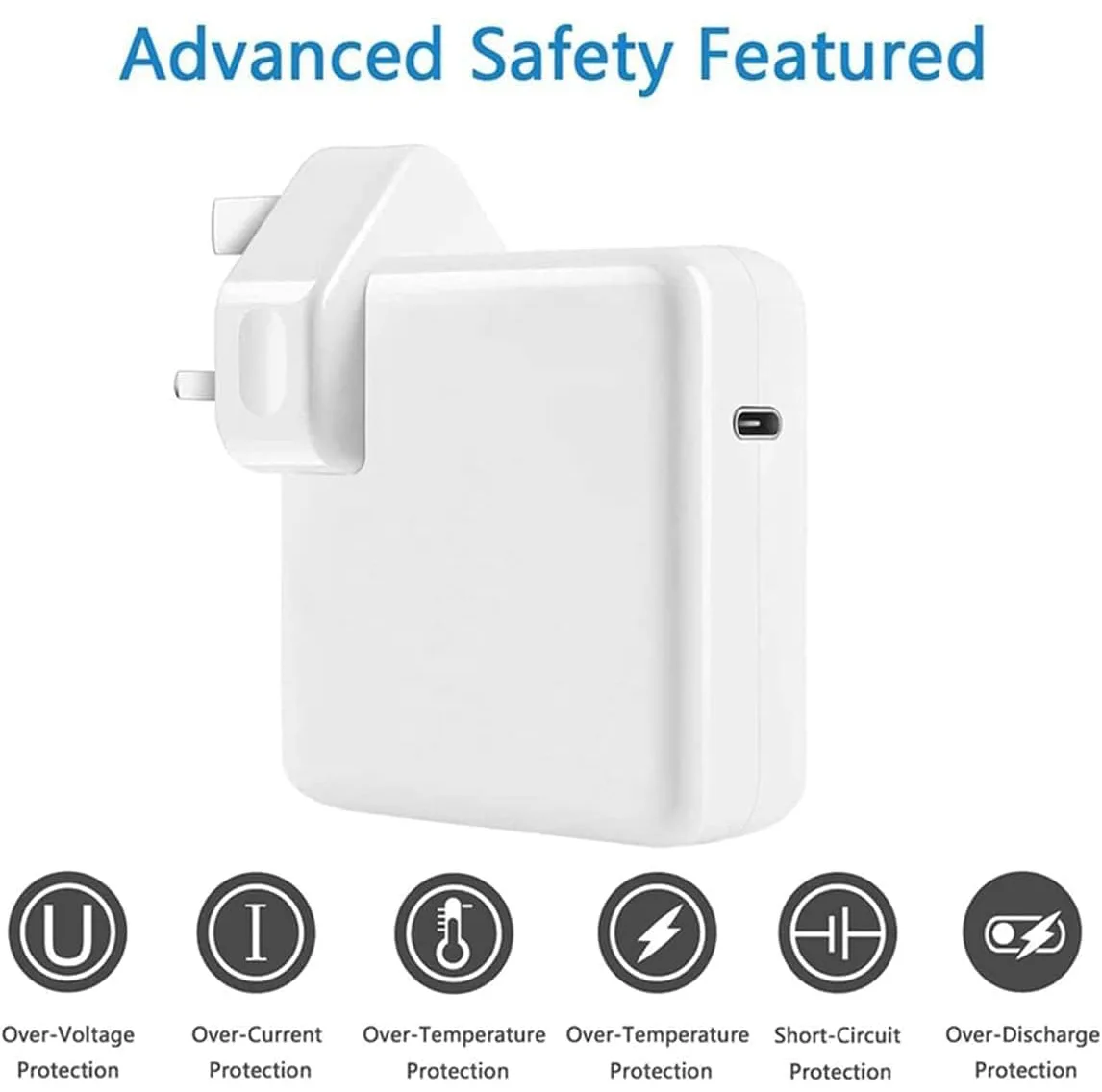 شارژر لپ تاپ ۲۰ ولت 3.۲۵ آمپر مدل 61W USB-C