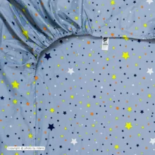 ملحفه کودک آدنو مدل Stars کد FI64 سایز 70x135 سانتی متر